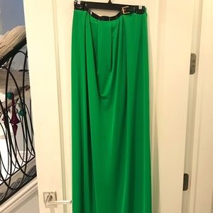 Victoria Secret green strapless Maxi Dress